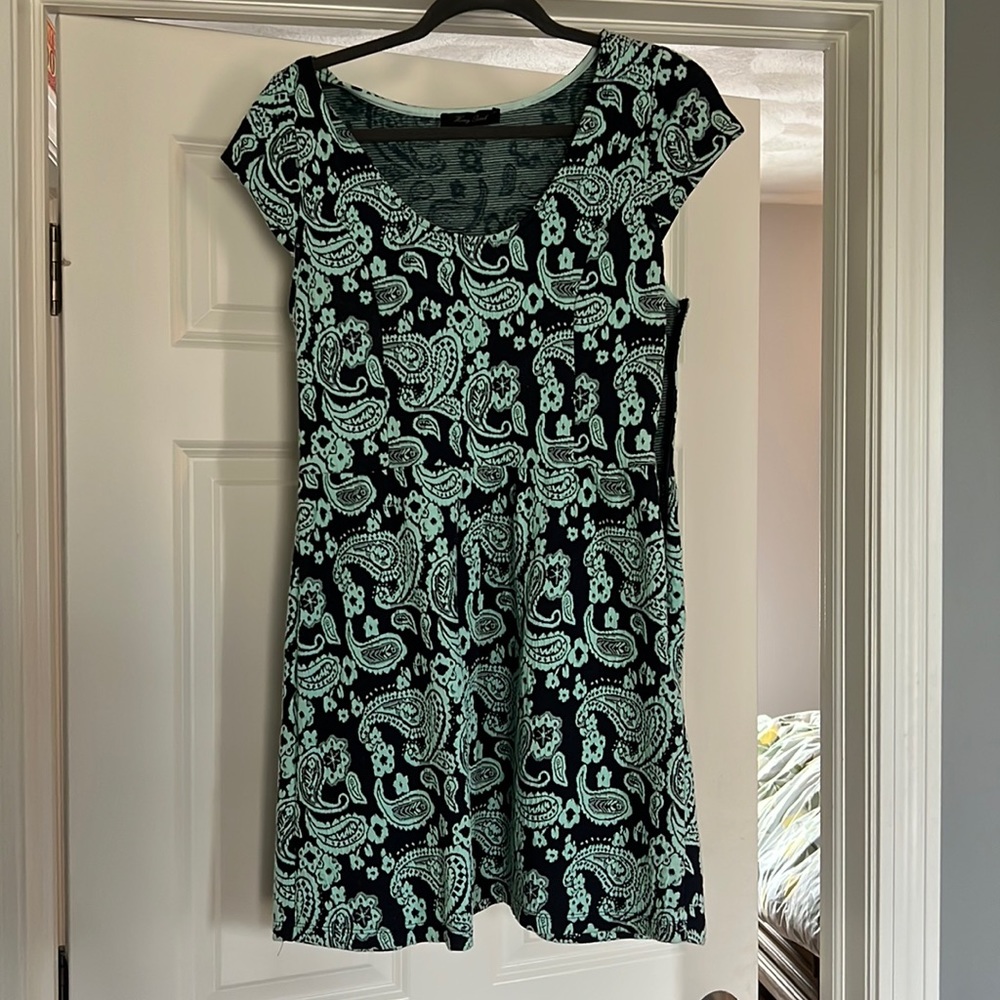 Blue dress - comfy!
